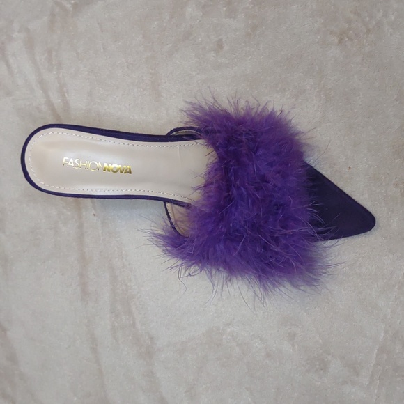 👣MELANTHA🩵 Feather Mules - Picture 11 of 16